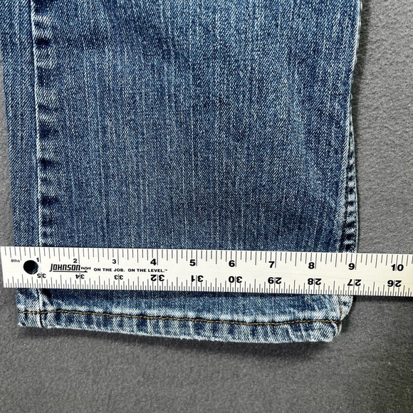 Wrangler As Real As Bootcut Jeans Womens 6 Blue faded Denim Farm Country 1493 - Picture 7 of 10